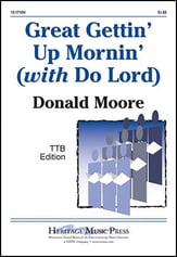 Great Gettin' up Mornin TTB choral sheet music cover